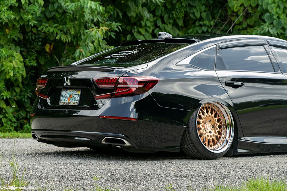 HONDA ACCORD on custom forged wheels
