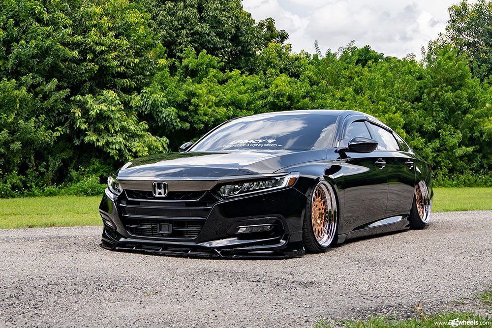 HONDA ACCORD on custom forged wheels