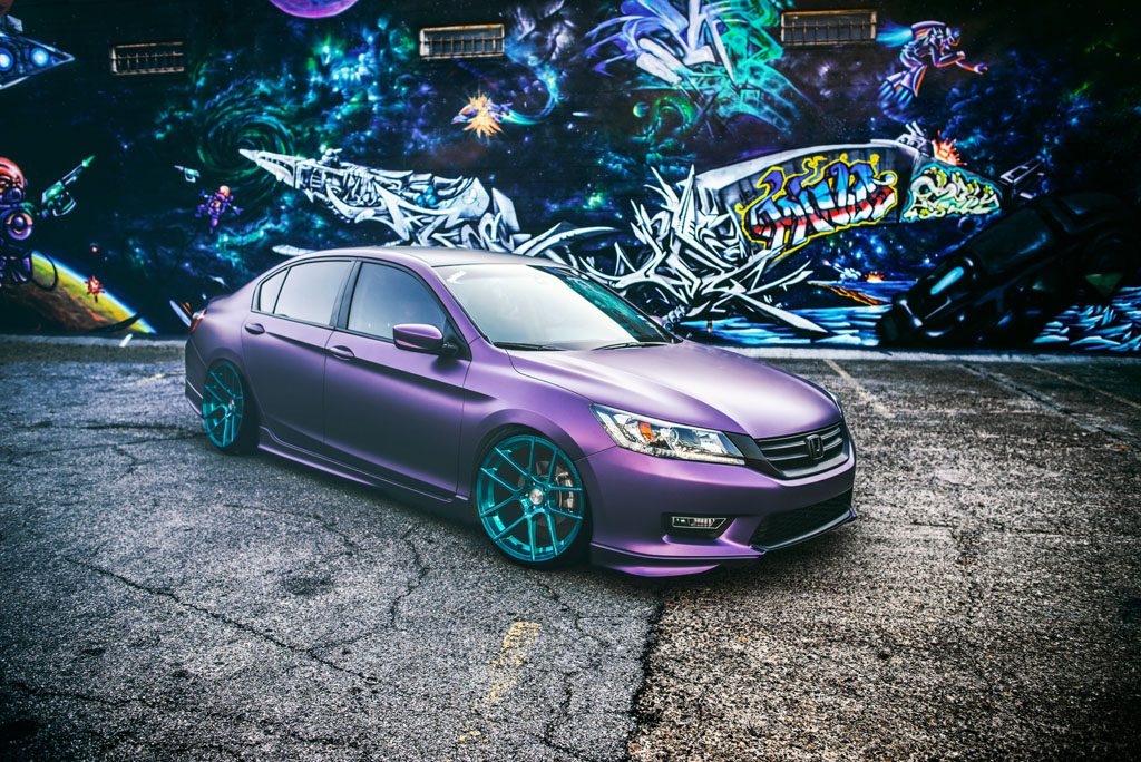 HONDA ACCORD SEDAN on custom forged wheels