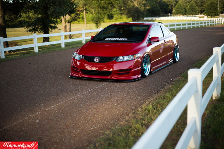 HONDA CIVIC COUPE on custom forged wheels