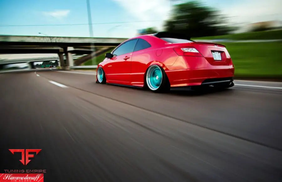 HONDA CIVIC COUPE on custom forged wheels