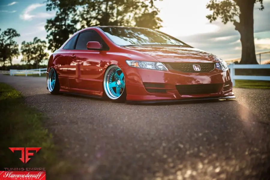 HONDA CIVIC COUPE on custom forged wheels