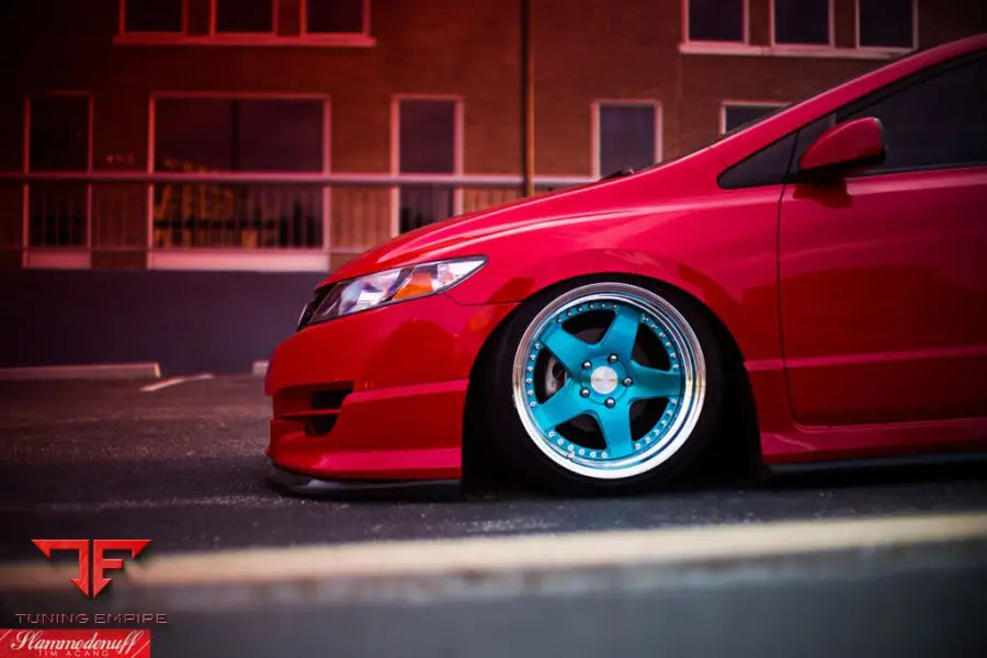 HONDA CIVIC COUPE on custom forged wheels