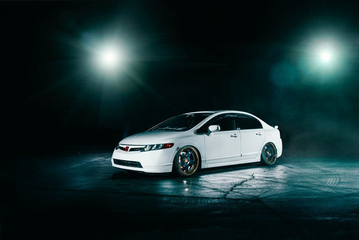 HONDA CIVIC SEDAN on custom forged wheels