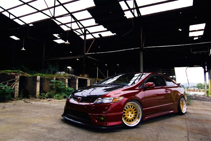 HONDA CIVIC SI COUPE on custom forged wheels