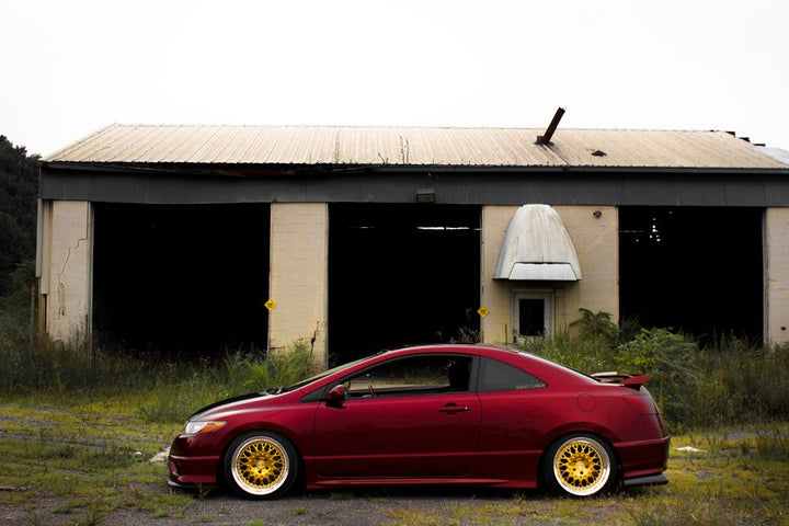 HONDA CIVIC SI COUPE on custom forged wheels