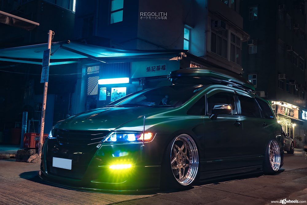 HONDA ODYSSEY on custom forged wheels