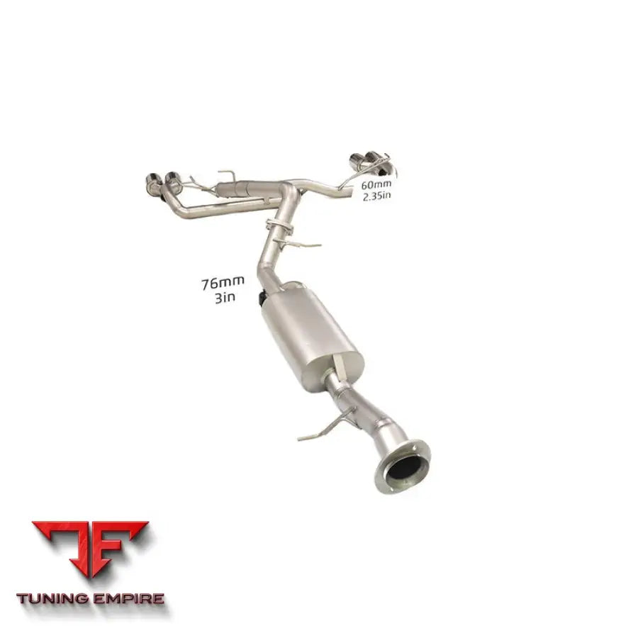 HUMMER H2 6.2L STAINLESS STEEL EXHAUST WITH MUFFLER VALVE