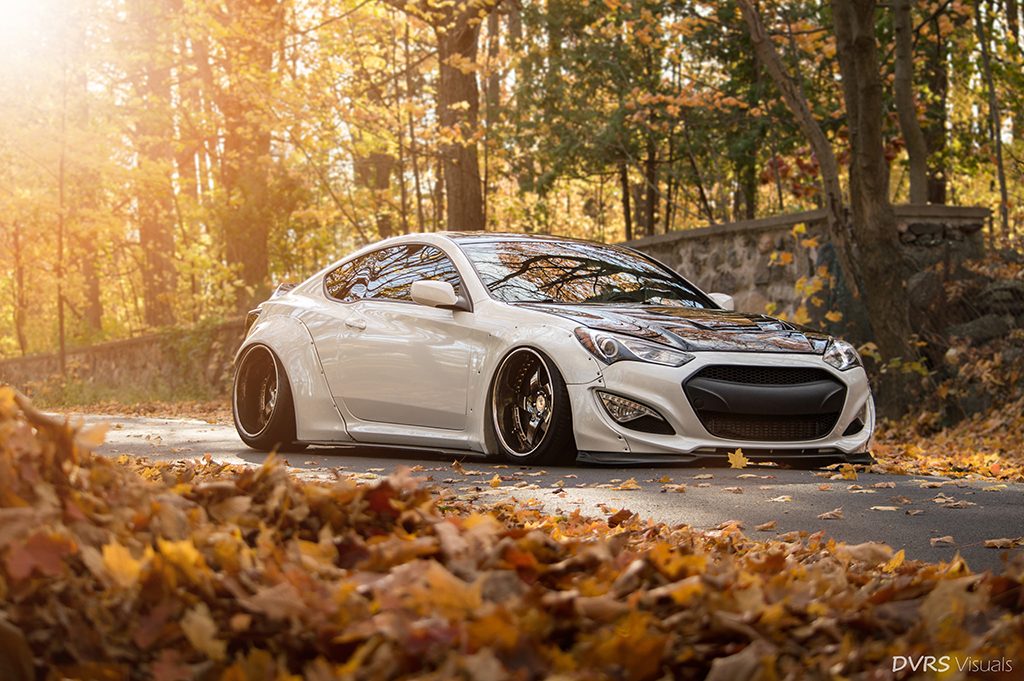 HYUNDAI GENESIS COUPE on custom forged wheels
