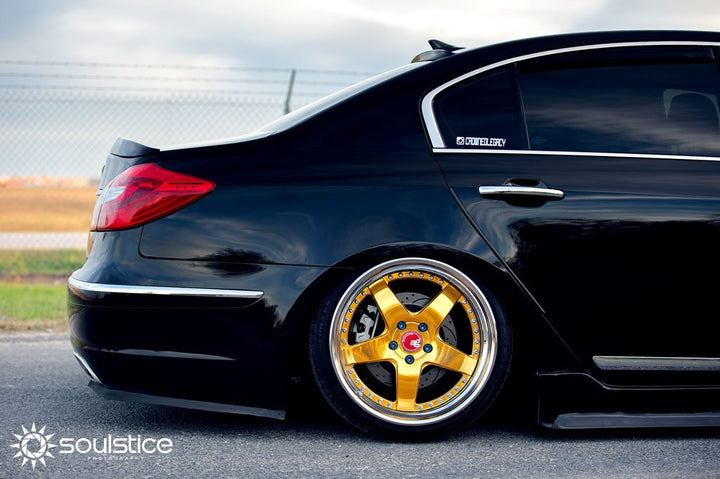 HYUNDAI GENESIS on custom forged wheels