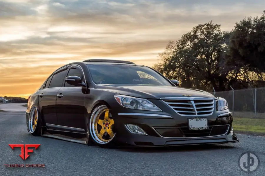 HYUNDAI GENESIS on custom forged wheels