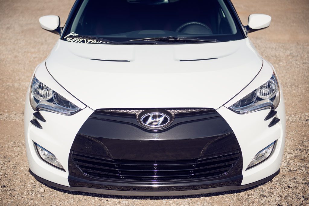 HYUNDAI VELOSTER on custom forged wheels