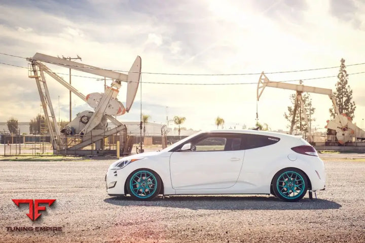 HYUNDAI VELOSTER on custom forged wheels