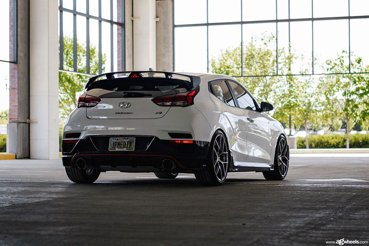 HYUNDAI VELOSTER N on custom forged wheels