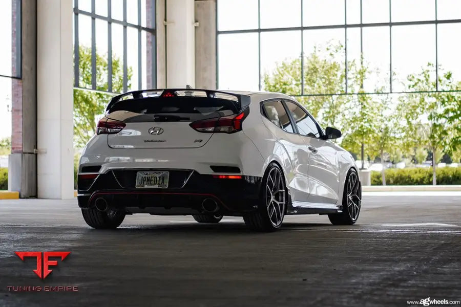 HYUNDAI VELOSTER N on custom forged wheels