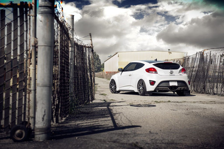HYUNDAI VELOSTER TURBO on custom forged wheels