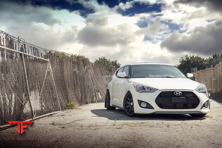 HYUNDAI VELOSTER TURBO on custom forged wheels