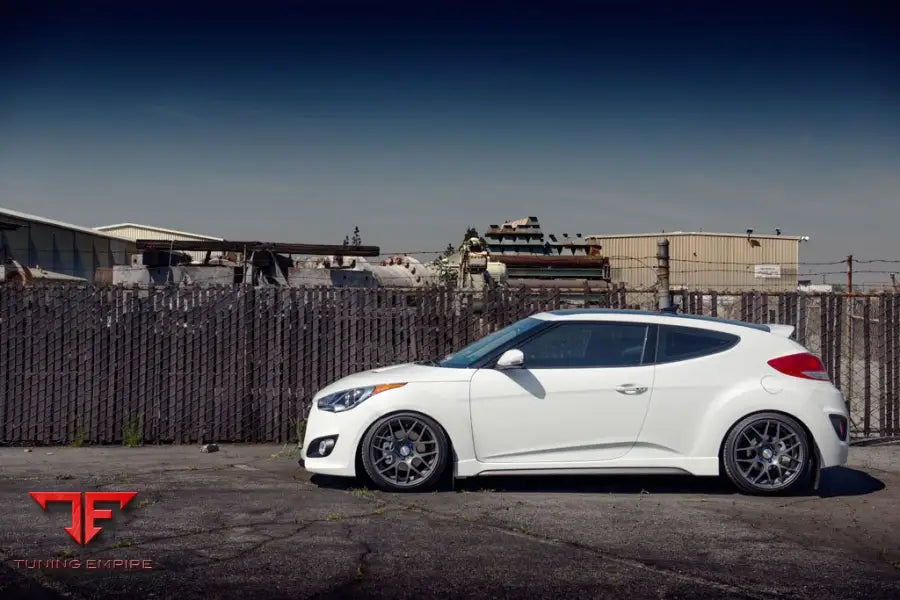 HYUNDAI VELOSTER TURBO on custom forged wheels
