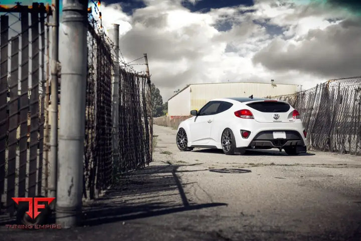 HYUNDAI VELOSTER TURBO on custom forged wheels