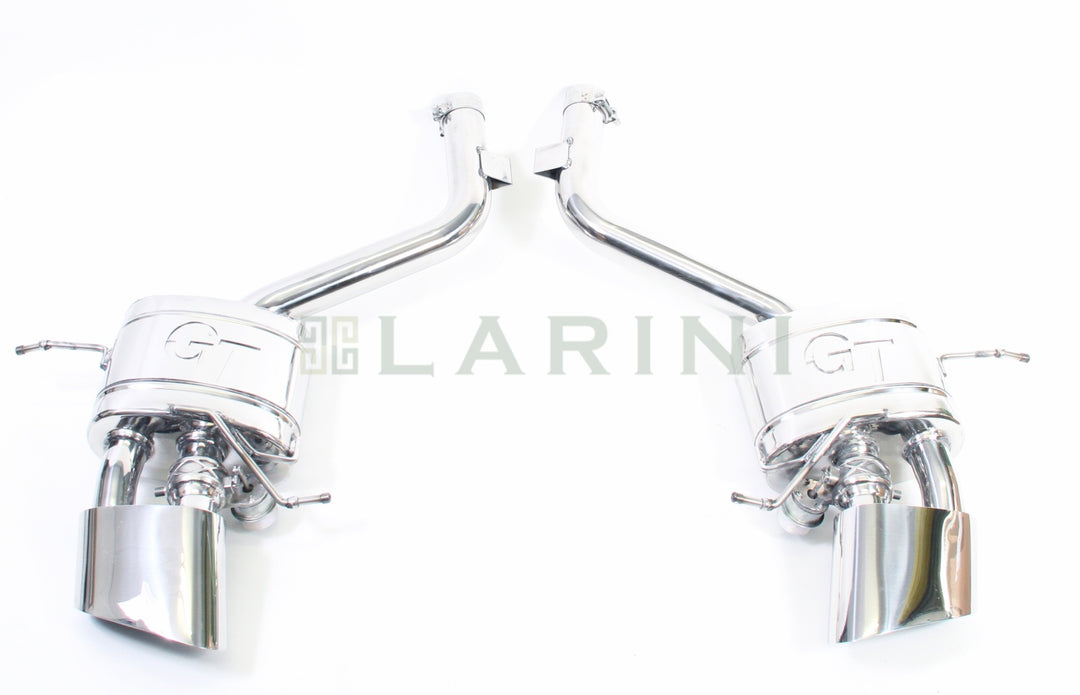 LARINI 'CLUB SPORT' EXHAUST REAR BOXES (OVAL TIPS) WITH VALVE CONTROL – MASERATI GRANTURISMO 4.2