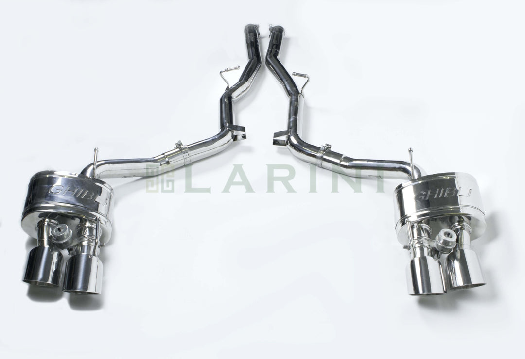 LARINI 'CLUB SPORT' EXHAUST REAR BOXES WITH VALVE CONTROL – MASERATI GHIBLI S Q4 3.0 V6