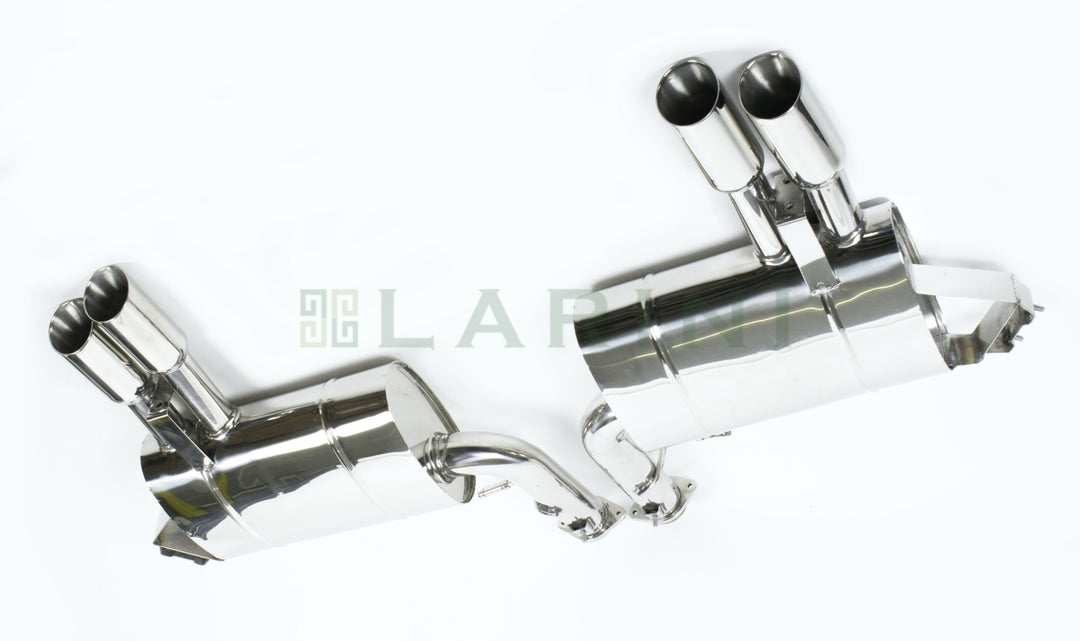LARINI 'SPORTS' EXHAUST REAR BOXES – FERRARI 612 SCAGLIETTI