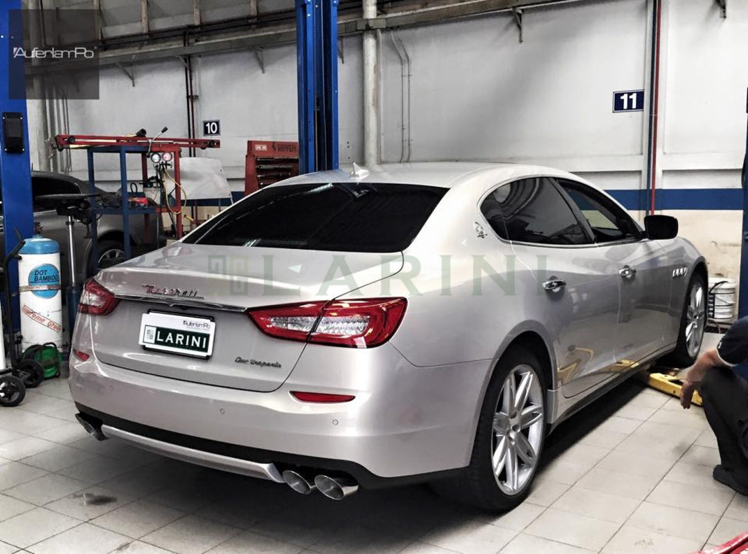 LARINI 'SPORTS' EXHAUST REAR BOXES (QUAD TIPS) – MASERATI QUATTROPORTE S Q4 3.0 V6 (MY14)