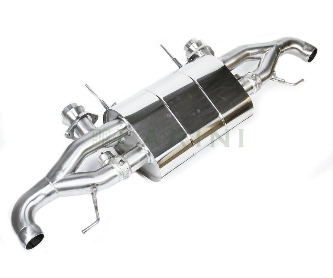 LARINI 'ST2' EXHAUST REAR ASSEMBLY + ACTIVALVE – ASTON MARTIN V8 VANTAGE N420