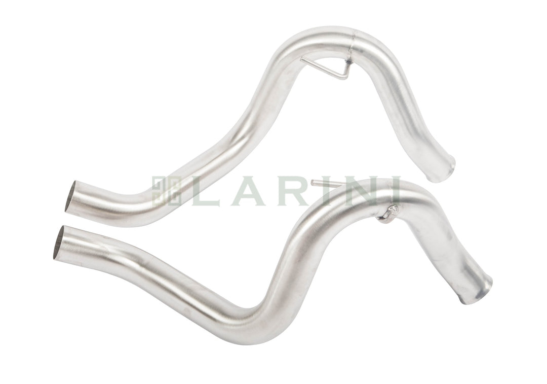 LARINI 'REAR' EXHAUST LINK PIPES – ASTON MARTIN DB7 V12 VANTAGE (+GT)
