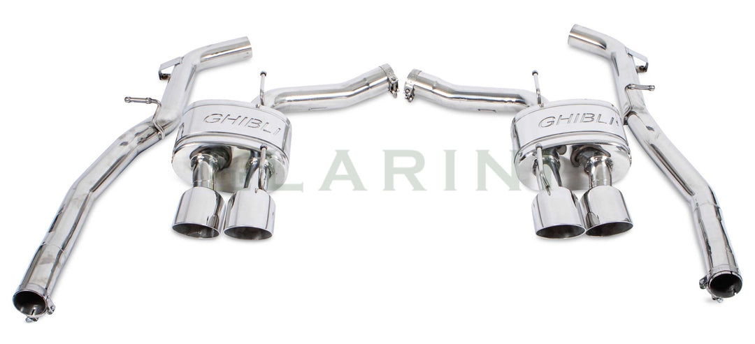 LARINI 'SPORTS' EXHAUST REAR BOXES – MASERATI GHIBLI S Q4 3.0 V6
