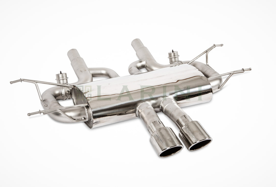 LARINI 'ST2' EXHAUST REAR ASSEMBLY + ACTIVALVE – JAGUAR F-TYPE 3.0 V6 (+S)