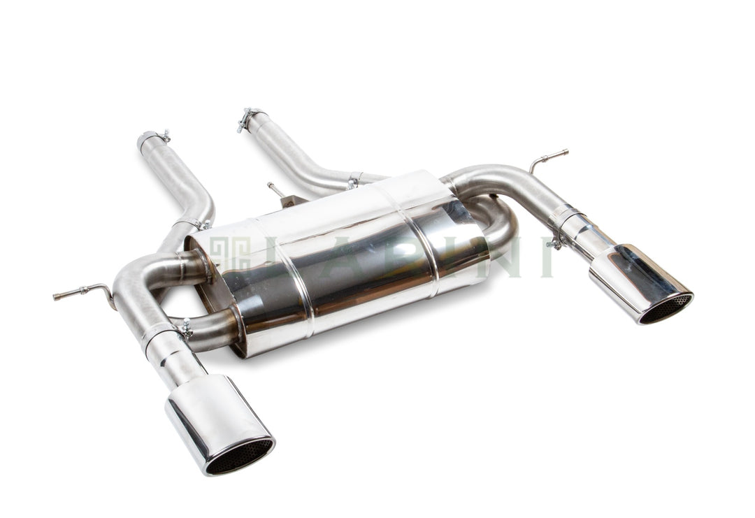 LARINI 'GTE' EXHAUST REAR ASSEMBLY (OVAL TIPS) – JAGUAR XK 5.0