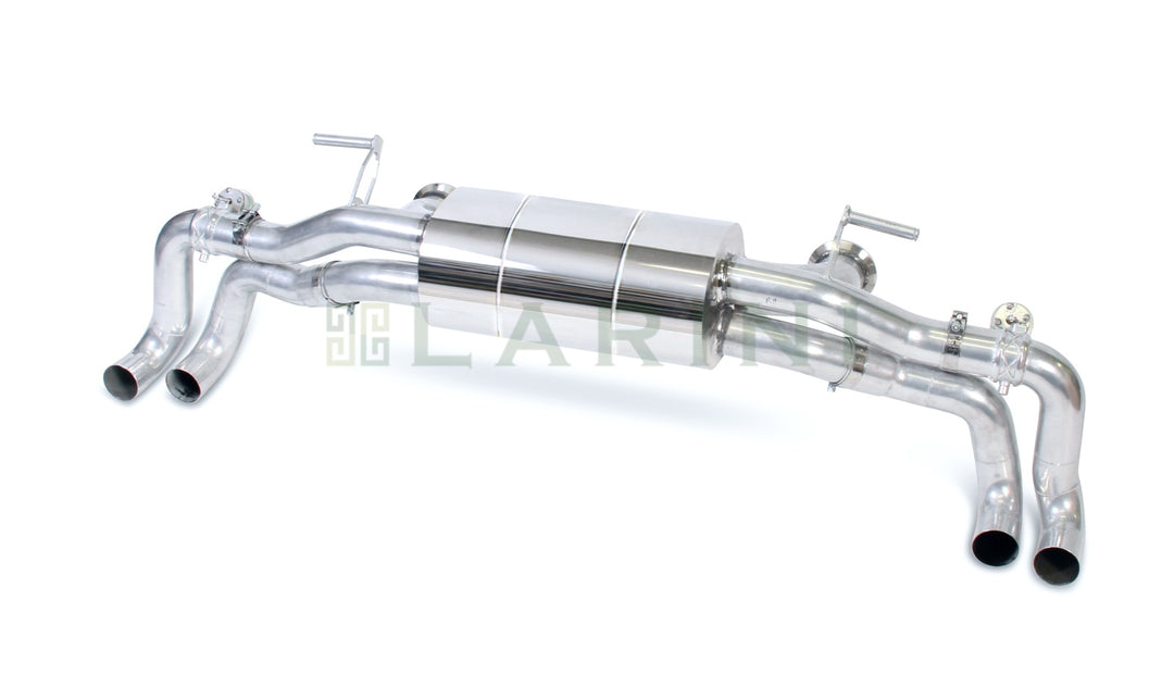 LARINI 'LM2' EXHAUST ASSEMBLY + TI ACTIVALVE (INCONEL) – LAMBORGHINI GALLARDO LP570-4 SUPER TROFEO STRADALE