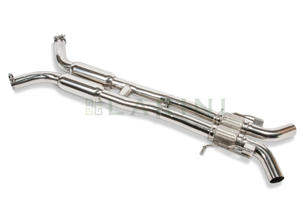 LARINI SECONDARY 'SILENCED' RACE EXHAUST PIPES ('97-'99) – ASTON MARTIN DB7 (I6)