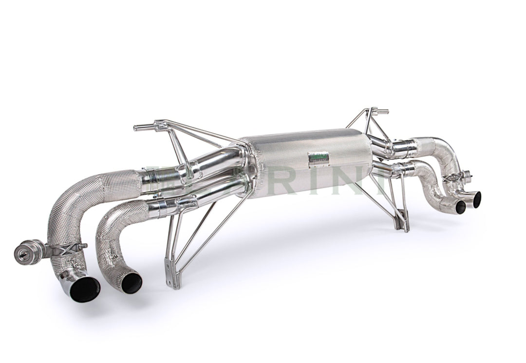 LARINI 'GT2' EXHAUST ASSEMBLY + ACTIVALVE (INCO) – LAMBORGHINI GALLARDO LP560-4 ('08>)