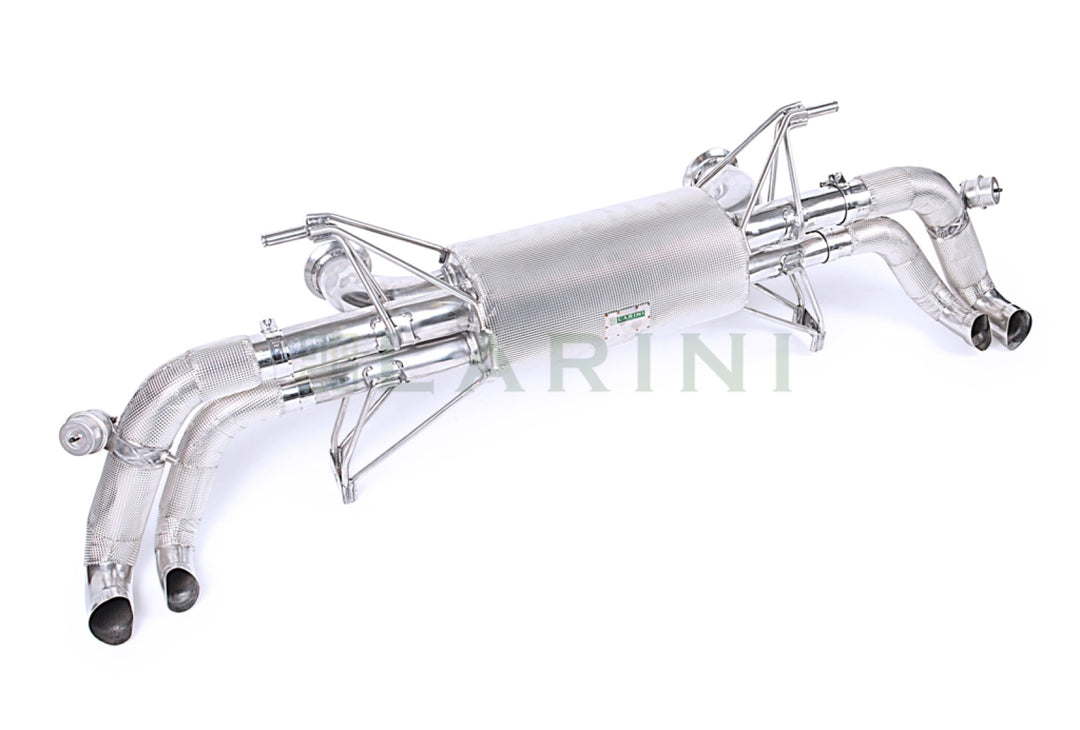 LARINI 'GT2' EXHAUST ASSEMBLY + ACTIVALVE (INCO) – AUDI R8 GT