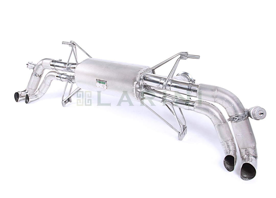 LARINI 'GT2' EXHAUST ASSEMBLY + ACTIVALVE (INCO) – AUDI R8 V8 (2012>)