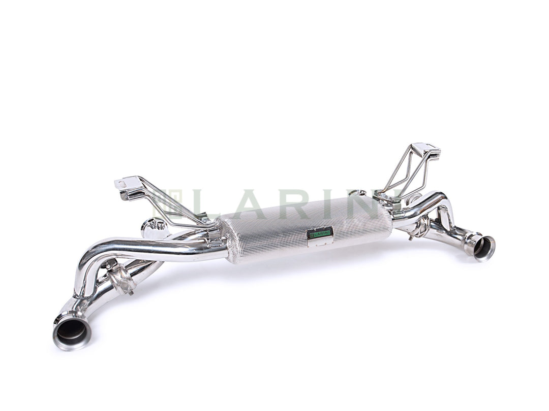 LARINI 'GT2' EXHAUST ASSEMBLY + ACTIVALVE (INCO) – LAMBORGHINI GALLARDO ('03-'05)