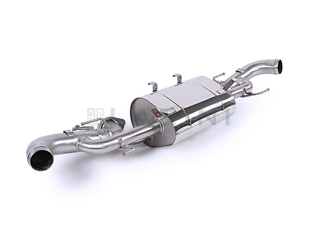 LARINI 'ST2' EXHAUST REAR ASSEMBLY + ECIVALVE – ASTON MARTIN DB11 V12