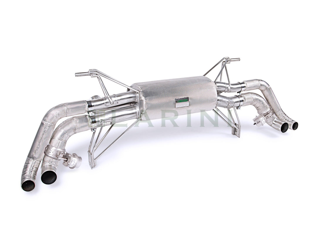 LARINI 'GT2' EXHAUST ASSEMBLY + ACTIVALVE (INCO) – AUDI R8 V10