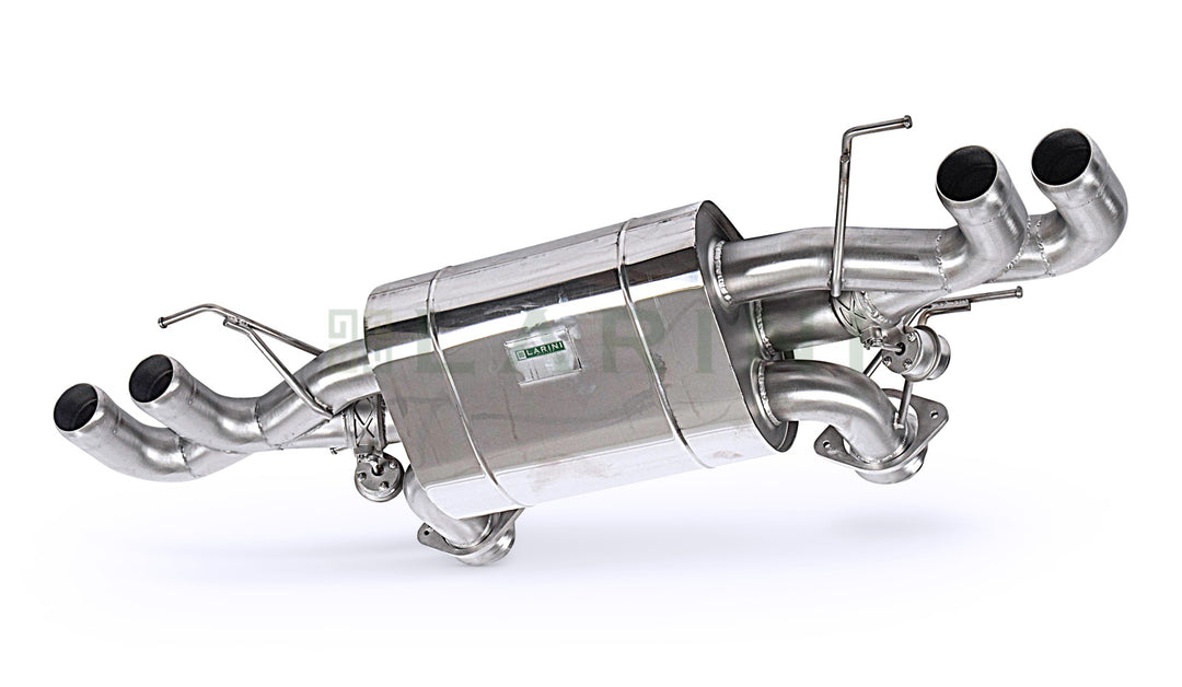 LARINI 'ST2' EXHAUST REAR ASSEMBLY + ACTIVALVE – ASTON MARTIN VANQUISH S (+ZAGATO)