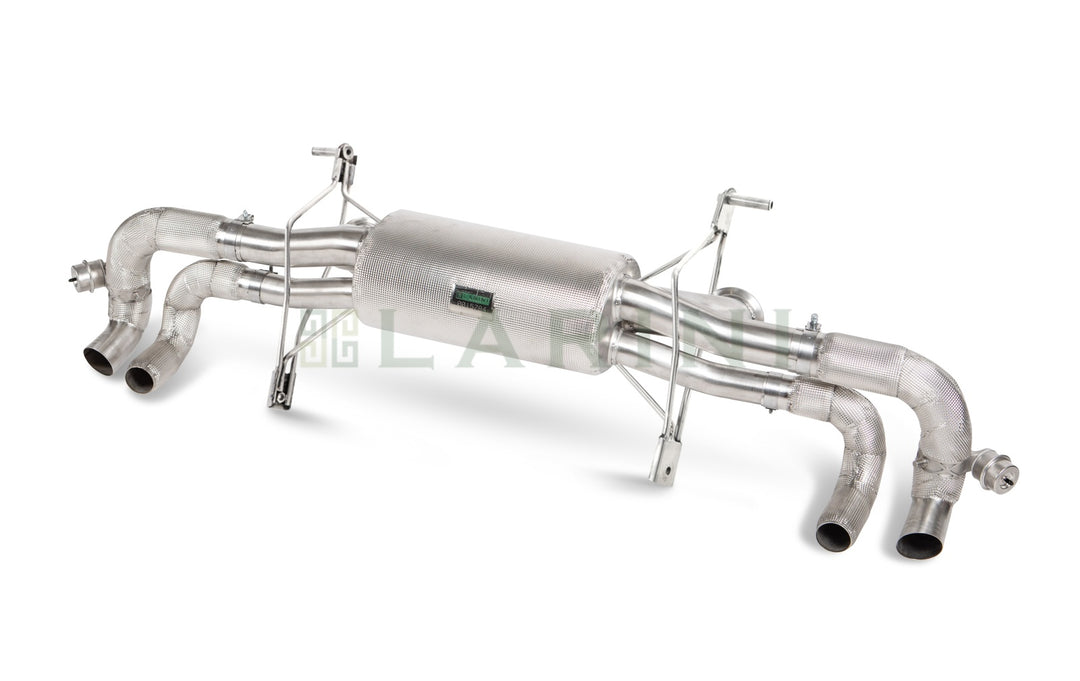 LARINI 'GT2' EXHAUST ASSEMBLY + ACTIVALVE (INCO) – AUDI R8 V10 PERFORMANCE