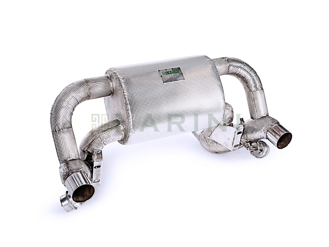 LARINI 'GT2' EXHAUST ASSEMBLY + ACTIVALVE (INCO) – FERRARI 430 SCUDERIA (+GTC)