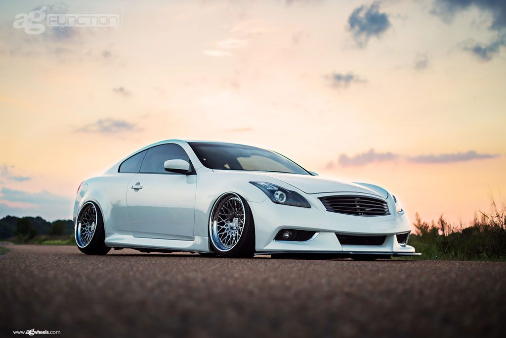 INFINITI G37 COUPE on custom forged wheels