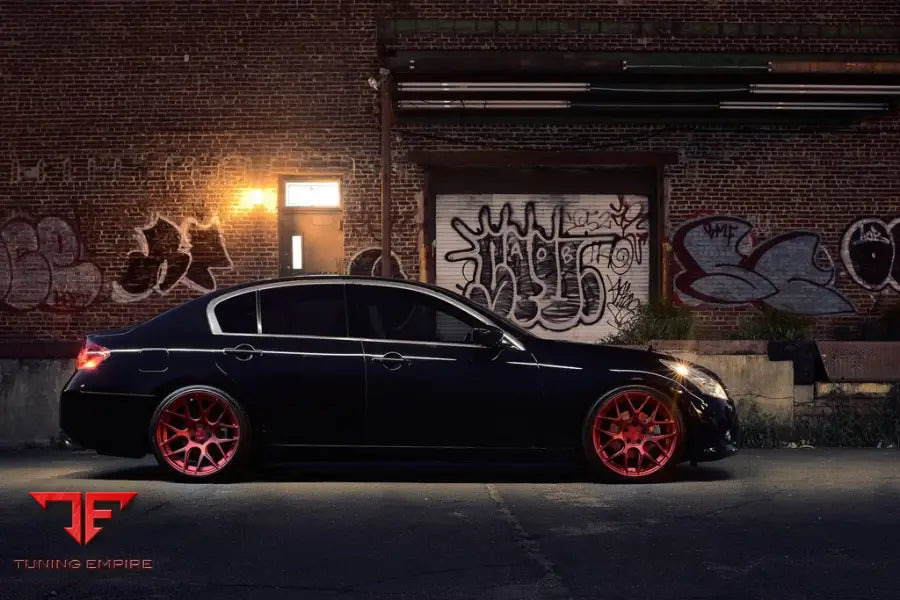 INFINITI G37 SEDAN on custom forged wheels