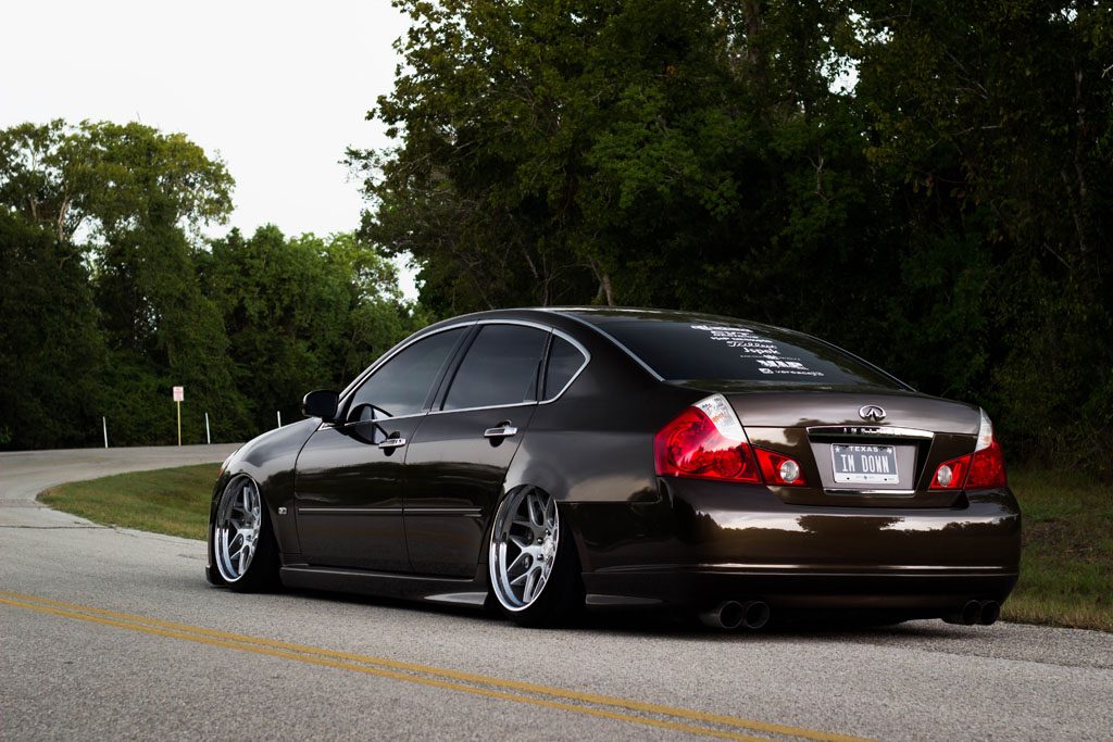 INFINITI M35 on custom forged wheels