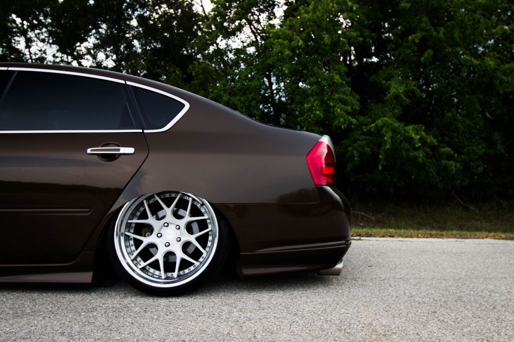 INFINITI M35 on custom forged wheels
