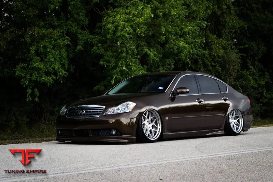 INFINITI M35 on custom forged wheels