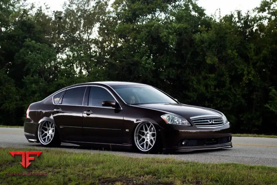INFINITI M35 on custom forged wheels