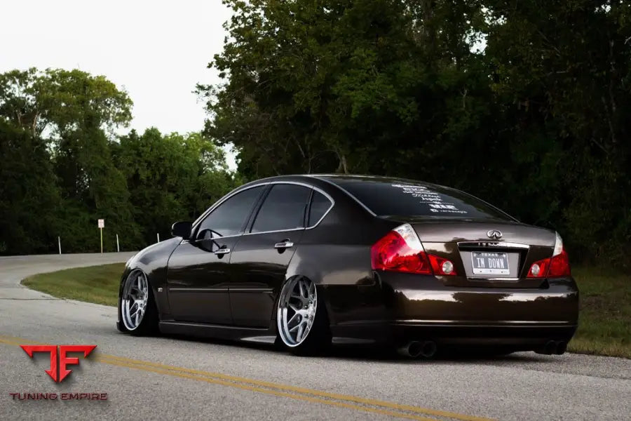 INFINITI M35 on custom forged wheels